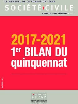 2017-2021 quinquennat 1er BILAN DU - SOCI&Eacute;T&Eacute; CIVILE - Fondation IFRAP