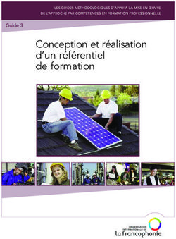 Conception et réalisation d'un référentiel de formation - Guide 3