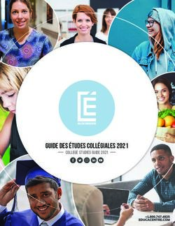 GUIDE DES ÉTUDES COLLÉGIALES 2021 - COLLEGE STUDIES GUIDE 2021 - Collège ...