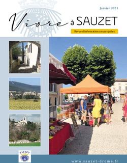 À SAUZET Vivre Revue d'informations municipales