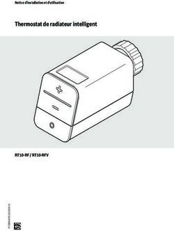 Thermostat de radiateur intelligent - RT10-RF / RT10-RFV - Notice d'installation et d'utilisation - Buderus