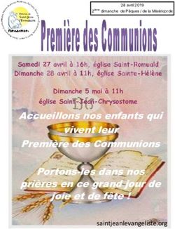 Accueillons nos enfants qui vivent leur Premi&egrave;re des Communions Portons-les dans nos pri&egrave;res en ce grand jour de - Paroisse Saint-Jean ...