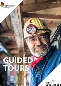 GUIDED TOURS www.redrock.lu - #redrockregion | #visitredrock - Redrock Region
