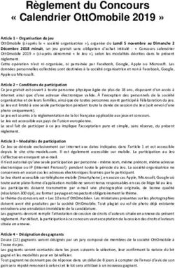 Règlement du Concours " Calendrier OttOmobile 2019 "