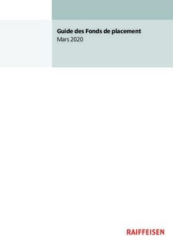 Guide des Fonds de placement Mars 2020 - Raiffeisen