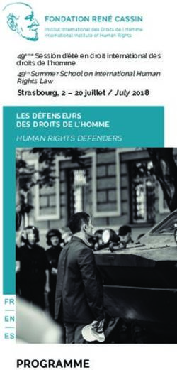 LES DÉFENSEURS DES DROITS DE L'HOMME - HUMAN RIGHTS DEFENDERS - Fondation René CASSIN
