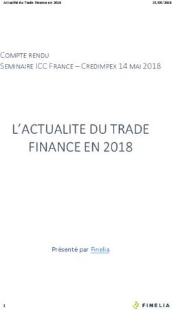 L'ACTUALITE DU TRADE FINANCE EN 2018 - COMPTE RENDU SEMINAIRE ICC FRANCE - CREDIMPEX 14 MAI 2018 - Planet-Fintech