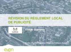 RÉVISION DU RÈGLEMENT LOCAL DE PUBLICITÉ - Ville de Guérande Réunion de présentation aux Personnes Publiques Associées 4 mars 2019 - Ville de ...