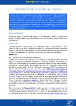FICHESTH&Eacute;MATIQUES LE FONDS SOCIAL EUROP&Eacute;EN PLUS (FSE+)
