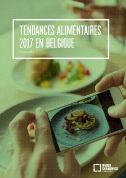 TENDANCES ALIMENTAIRES 2017 EN BELGIQUE - F&eacute;vrier 2017 - Weber Shandwick Brussels