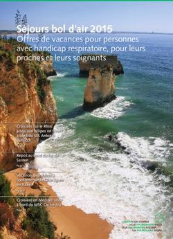 S&eacute;jours bol d'air 2015 - Offres de vacances pour personnes avec handicap respiratoire, pour leurs proches et leurs soignants