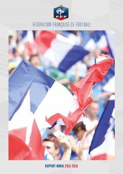 FÉDÉRATION FRANÇAISE DE FOOTBALL - RAPPORT MORAL 2015-2016 - News Tank Football