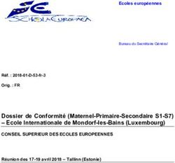 Dossier de Conformité (Maternel-Primaire-Secondaire S1-S7) - Ecole Internationale de Mondorf-les-Bains (Luxembourg) - gudee