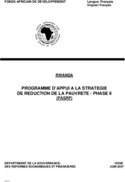 PROGRAMME D'APPUI A LA STRATEGIE DE REDUCTION DE LA PAUVRETE - PHASE II - RWANDA (PASRP) - African Development Bank