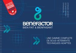 UNE GAMME COMPLETE DE SOUS-VETEMENTS TECHNIQUES ADAPTES