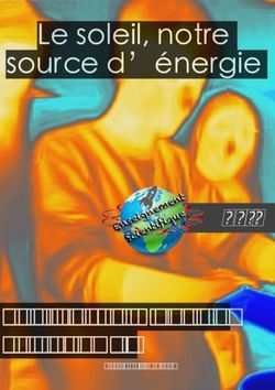 1ère Le bilan thermique du corps humain - Sciences de la vie et de la Terre