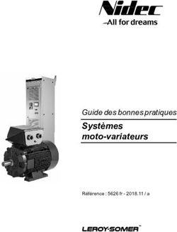 Systèmes moto-variateurs - Guide des bonnes pratiques Référence : 5626 fr - 2018.11 / a - Leroy Somer