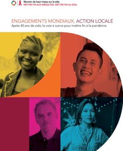 ENGAGEMENTS MONDIAUX, ACTION LOCALE - Après 40 ans de sida, la voie à suivre pour mettre fin à la pandémie - ONUSIDA LATINA