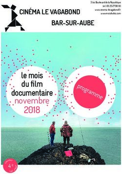 Novembre documentaire 2018 - le mois du film documentaire 2018