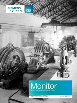 Monitor Journal des soci&eacute;t&eacute;s Siemens en Suisse - Siemens Schweiz
