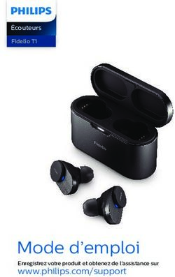 Mode d'emploi www.philips.com/support Enregistrez votre produit et obtenez de l'assistance sur