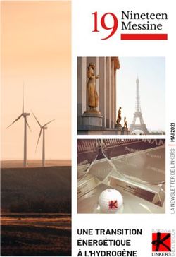 UNE TRANSITION ÉNERGÉTIQUE À L'HYDROGÈNE - Nineteen Messine - Linkers