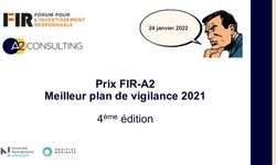 Prix FIR-A2 Meilleur plan de vigilance 2021 - 4&egrave;me &eacute;dition - 24 janvier 2022