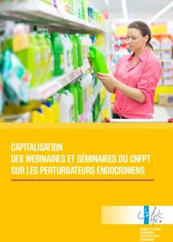 CAPITALISATION DES WEBINAIRES ET SÉMINAIRES DU CNFPT SUR LES PERTURBATEURS ENDOCRINIENS - QUAND LES TALENTS GRANDISSENT, LES COLLECTIVITÉS PROGRESSENT