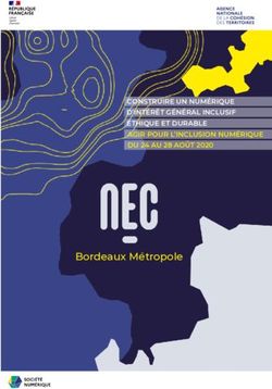 Bordeaux Métropole - CONSTRUIRE UN NUMÉRIQUE D'INTÉRÊT GÉNÉRAL INCLUSIF ÉTHIQUE ET DURABLE AGIR POUR L'INCLUSION NUMÉRIQUE DU 24 AU 28 AOÛT 2020 ...