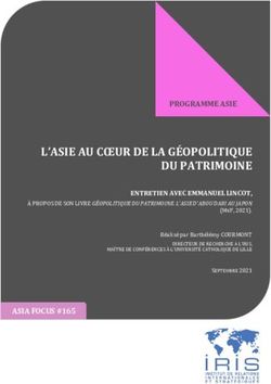 (MKF, 2021). MAÎTRE DE CONFÉRENCES À L'UNIVERSITÉ CATHOLIQUE DE LILLE SEPTEMBRE 2021 - Institut de Relations Internationales et ...