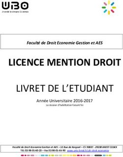 LICENCE MENTION DROIT - LIVRET DE L'ETUDIANT - UBO