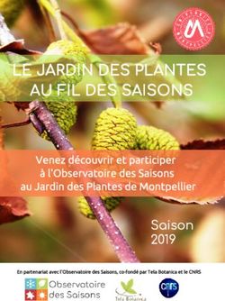 LE JARDIN DES PLANTES AU FIL DES SAISONS - Venez découvrir et participer à l'Observatoire des Saisons au Jardin des Plantes de Montpellier - Tela ...