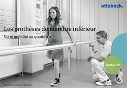Les proth&egrave;ses de membre inf&eacute;rieur - Votre mobilit&eacute; au quotidien Information destin&eacute;e aux utilisateurs - Ottobock