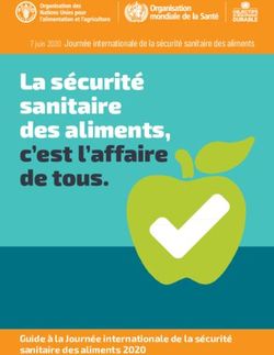La sécurité sanitaire des aliments, c'est l'affaire de tous - Guide à la Journée internationale de la sécurité sanitaire des aliments 2020