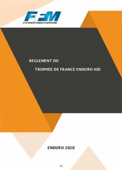 REGLEMENT DU TROPHEE DE FRANCE ENDURO KID - ENDURO 2020 - Engage-Sports ...