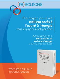 Plaidoyer pour un meilleur accès à l'eau et à l'énergie - dans les pays en développement - Think Tank Resources