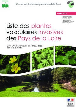 Liste des plantes vasculaires invasives des Pays de la Loire - Conservatoire botanique national de Brest