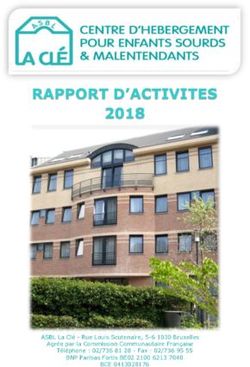 RAPPORT D'ACTIVITES 2018 - La Clé asbl