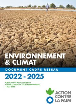 ENVIRONNEMENT & CLIMAT 2022 - 2025 DOCUMENT CADRE RESEAU PUBLICATION POUR LE R&Eacute;SEAU ACTION CONTRE LA FAIM INTERNATIONAL - MAI 2022 ...