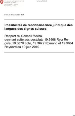 Possibilités de reconnaissance juridique des langues des signes suisses