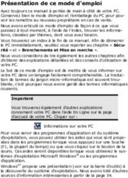 Présentation de ce mode d'emploi - Medion