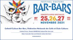 Collectif Culture Bar-Bars, F&eacute;d&eacute;ration Nationale des Caf&eacute;s et Clubs Cultures - Contact Presse : Romain MARECHAL ...