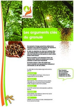 Les arguments clés du granulé - Propellet