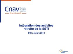 Intégration des activités retraite de la SSTI - INC octobre 2019 - Ucanss