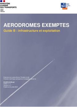 AERODROMES EXEMPTES Guide B : infrastructure et exploitation
