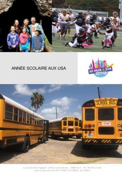 ANN&Eacute;E SCOLAIRE AUX USA - Au pair & Job Compagnie