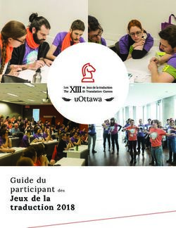 Jeux de la traduction 2018 - Guide du participant des - uOttawa