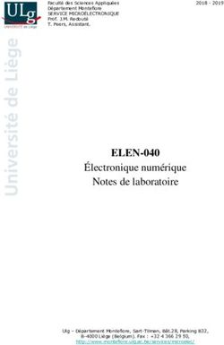 ELEN-040 &Eacute;lectronique num&eacute;rique Notes de laboratoire - Montefiore Institute ULg