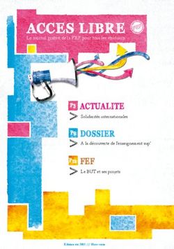 Le journal gratuit de la FEF pour tous les &eacute;tudiants - Solidarit&eacute;s internationales A la d&eacute;couverte de l'enseignement sup' Le BUT et ses projets