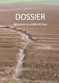 DOSSIER Agriculture et coul&eacute;es de boue - Celagri